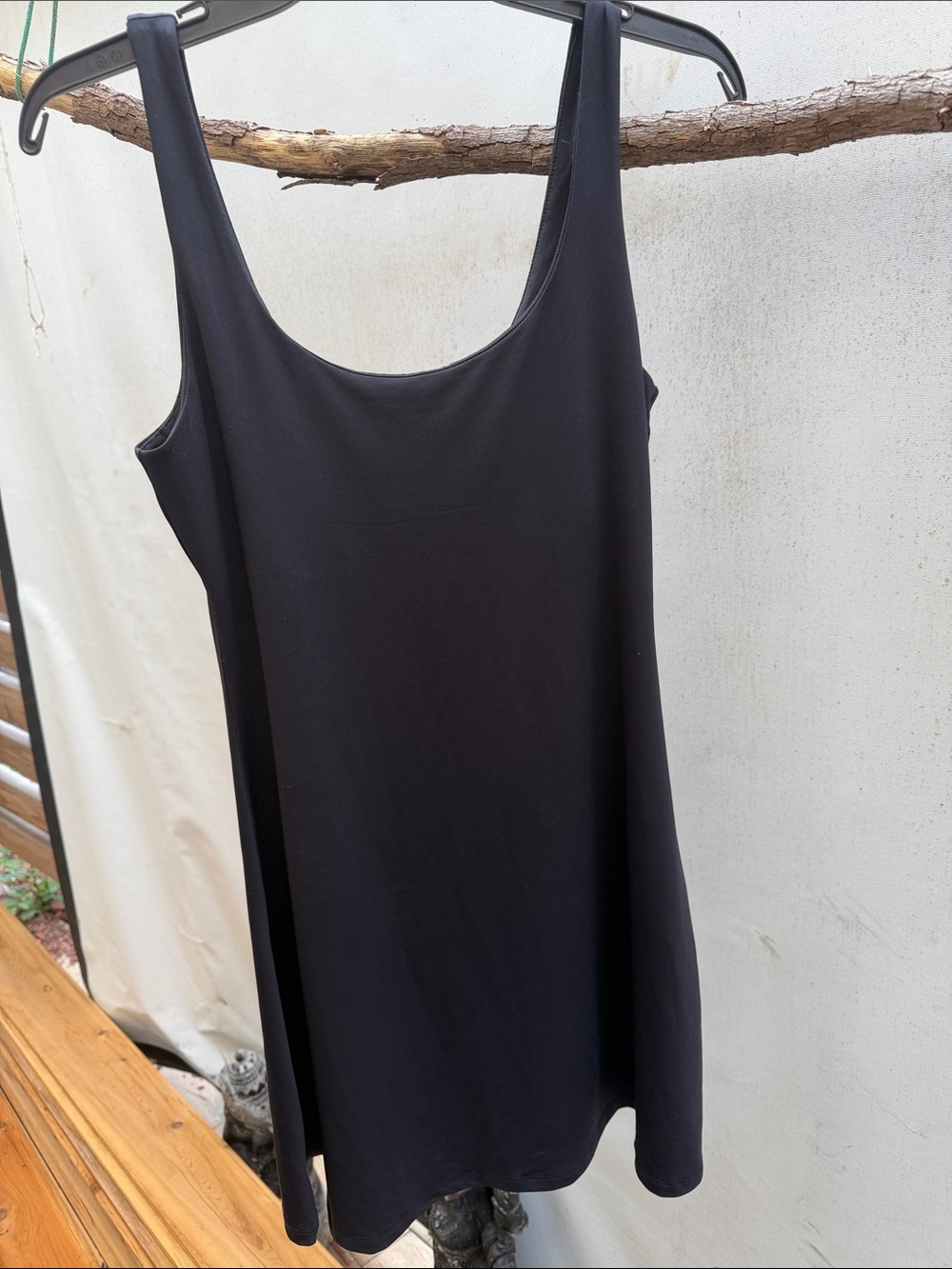 H&M Sleeveless Dress in Charcoal Gray